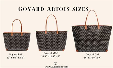 goyard artios gm tote|Goyard Artois pm totes.